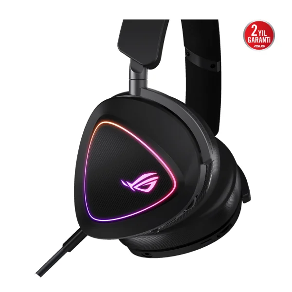 Asus Rog Delta Iı Siyah RGB 7.1 Kablolu/Kablosuz Kulak Üstü Oyuncu Kulaklığı - Görsel 10