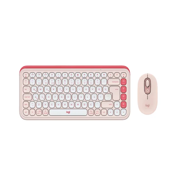 Logitech Pop Icon Combo 920-013075 Gri Kablosuz Klavye Mouse Seti - Görsel 3