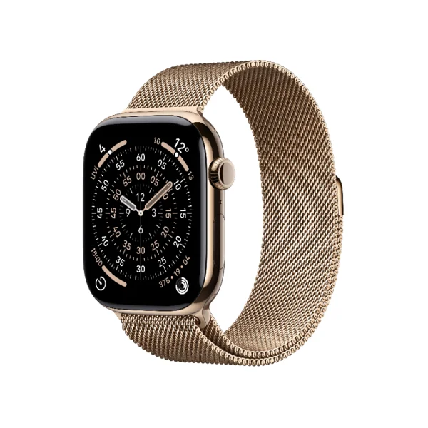 Apple Watch Series 11 GPS + Cellular 46mm Natürel Titanyum Kasa Ve Natürel Milano Loop Akıllı Saat - Görsel 2