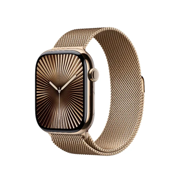 Apple Watch Series 10 GPS + Cellular 42mm Titanyum Kasa Milano Loop Kordon Akıllı Saat - Görsel 9