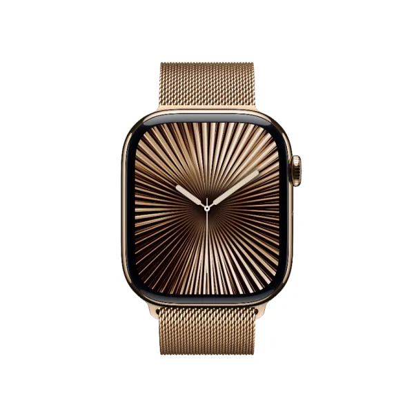 Apple Watch Series 10 GPS + Cellular 42mm Titanyum Kasa Milano Loop Kordon Akıllı Saat - Görsel 10