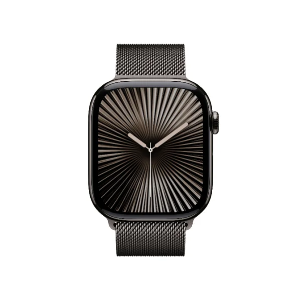 Apple Watch Series 10 GPS + Cellular 42mm Natürel Titanyum Kasa Ve Natürel Milano Loop Kordon Akıllı Saat - Görsel 7