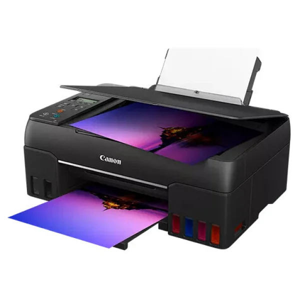Canon Pixma G640 Wi-Fi + Tarayıcı + Fotokopi Renkli Çok Fonksiyonlu Tanklı Mürekkep Püskürtmeli Yazıcı - Görsel 6