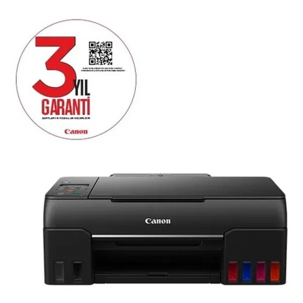 Canon Pixma G640 Wi-Fi + Tarayıcı + Fotokopi Renkli Çok Fonksiyonlu Tanklı Mürekkep Püskürtmeli Yazıcı - Görsel 2