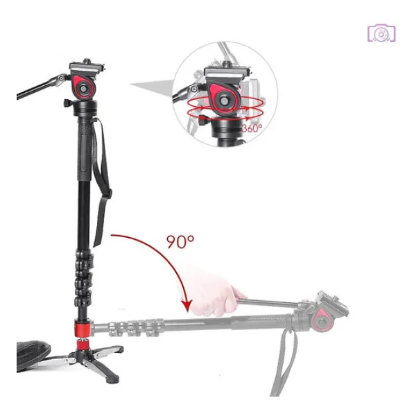 Miliboo Mqa Alüminyum Monopod - Görsel 4