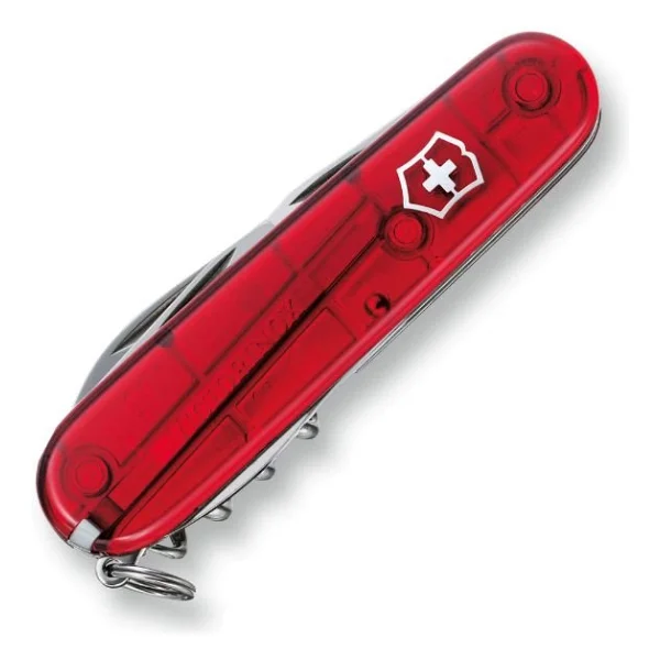 Victorinox Spartan 1.3603.T Şeffaf Kırmızı 12 Fonksiyonlu Çok Amaçlı Çakı - Görsel 3