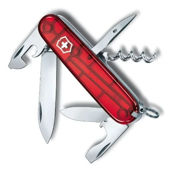 Victorinox Spartan 1.3603.T Şeffaf Kırmızı 12 Fonksiyonlu Çok Amaçlı Çakı - Görsel 5
