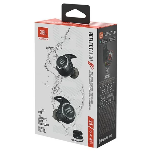 Jbl Reflect Aero TWS Kablosuz Kulak İçi Bluetooth Kulaklık Siyah - Görsel 6