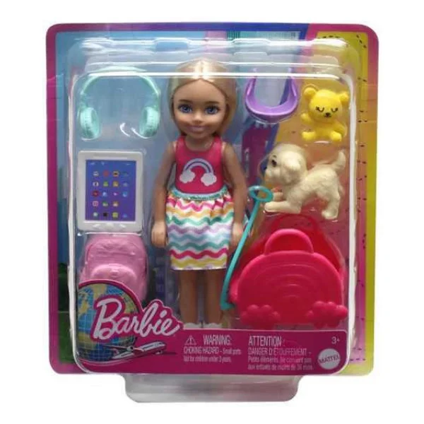 Barbie Chelsea Seyahatte Bebek Ve Aksesuarları Hjy17 - Görsel 9