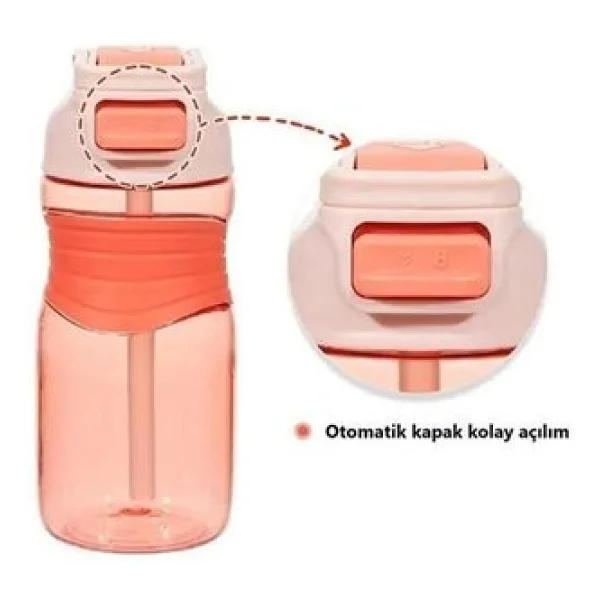 Vagonlife VGN030 450 ml Tritan Pipetli Su Matarası - Görsel 3