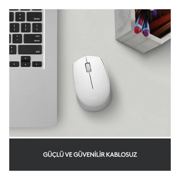Logitech M171 910-006867 Beyaz Optik Kablosuz Mouse - Görsel 3