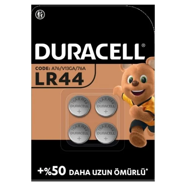 Duracell Lr44 4'lü Alkalin Düğme Pil - Görsel 2