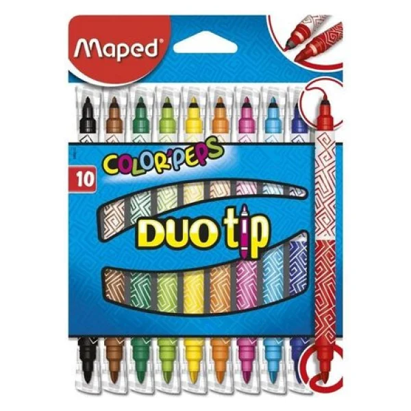 Maped Color Peps Duo Tip 12'li Keçeli Kalem Seti - Görsel 4