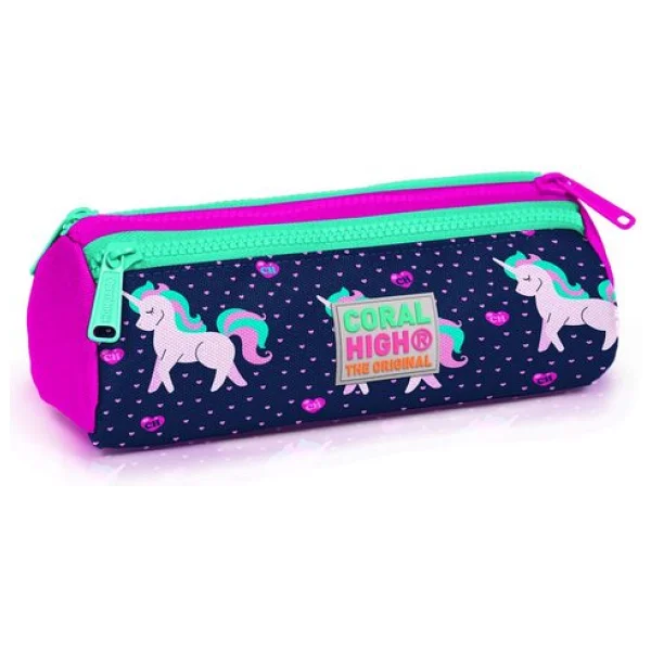 Coral High 22310 Unicorn Desenli 3 Bölmeli Kalemlik - Görsel 2