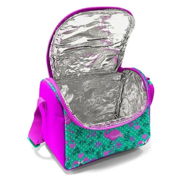 Coral High 11712 Flamingo Desenli Termoslu Beslenme Çantası - Görsel 5