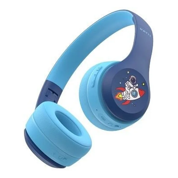 Havit H626bt Mavi Kulak Üstü Bluetooth Kulak - Görsel 4