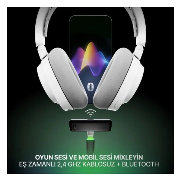 Steelseries Arctis Nova 7x Gen 2 Kablolu/Kablosuz Kulak Üstü Oyuncu Kulaklığı - Görsel 3