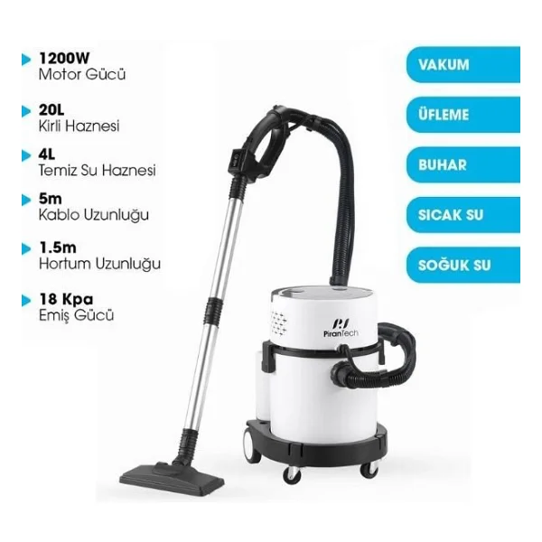Pirantech Rlz-208 Halı Ve Koltuk Yıkama Makinesi - Görsel 6