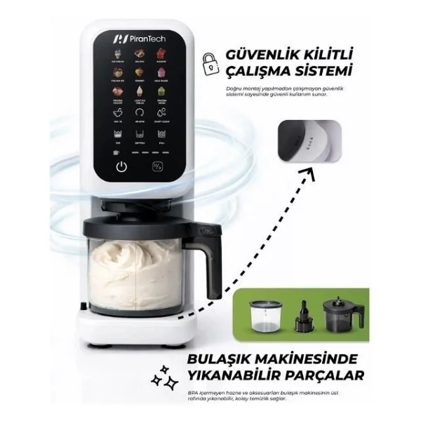 Pirantech Dm-26 Dondurma Makinesi - Görsel 5