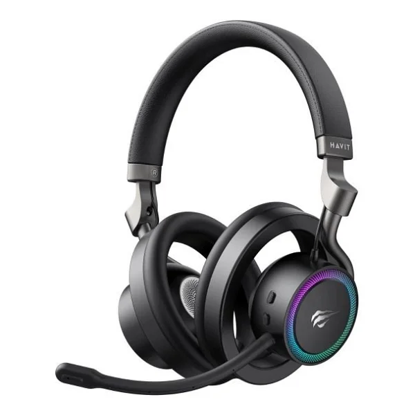 Havit Gamenote Fuxi-H8 RGB Kablolu/Kablosuz Kulak Üstü Oyuncu Kulaklığı - Görsel 2