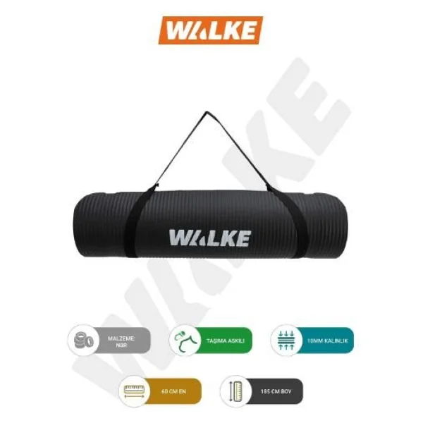 Walke Premium 10 Mm Askılı Pilates Matı - Görsel 2