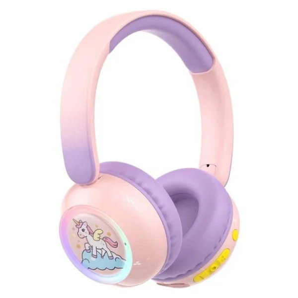 Havit H666BT Pembe Kulak Üstü Çocuk Bluetooth Kulaklık - Görsel 2