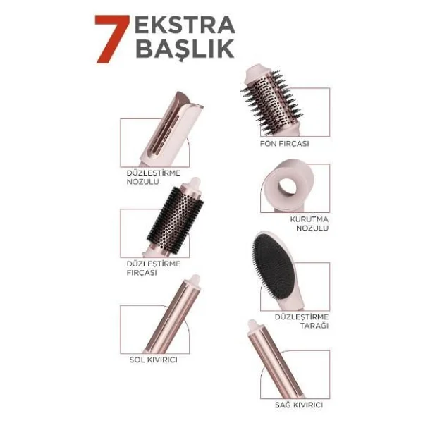 Torima Thd-01 7in1 Saç Şekillendirme Seti - Görsel 9