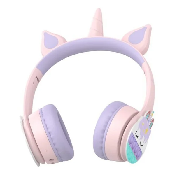 Havit H626bt Pro Pembe Kulak Üstü Çocuk Bluetooth Kulaklık - Görsel 2