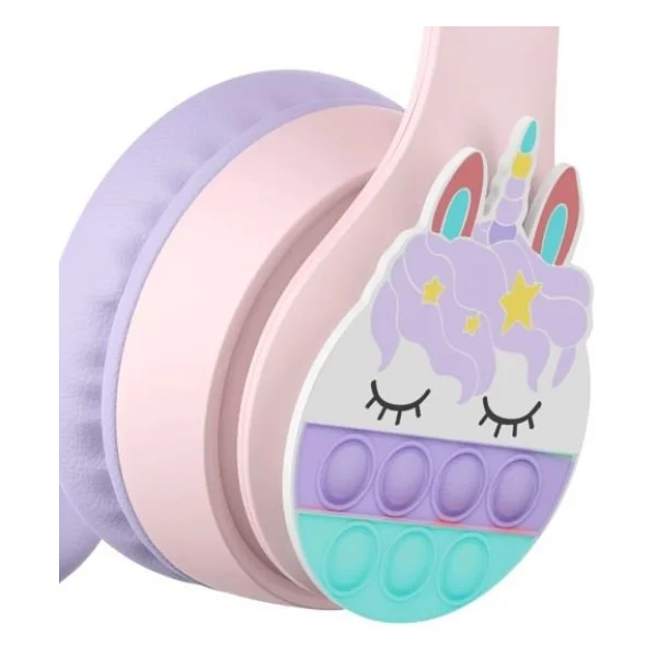 Havit H626bt Pro Pembe Kulak Üstü Çocuk Bluetooth Kulaklık - Görsel 3