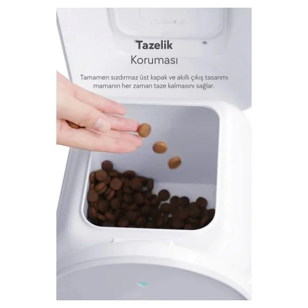 Dogness F01-A 6 Lt Kameralı Akıllı Otomatik Mama Kabı - Görsel 6