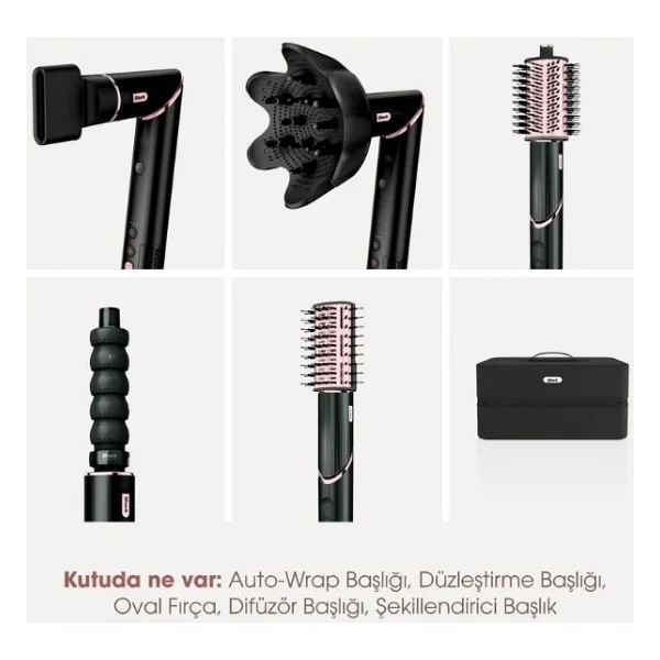 Shark Flexstyle 5in1 Siyah Saç Şekillendirme Seti - Görsel 10