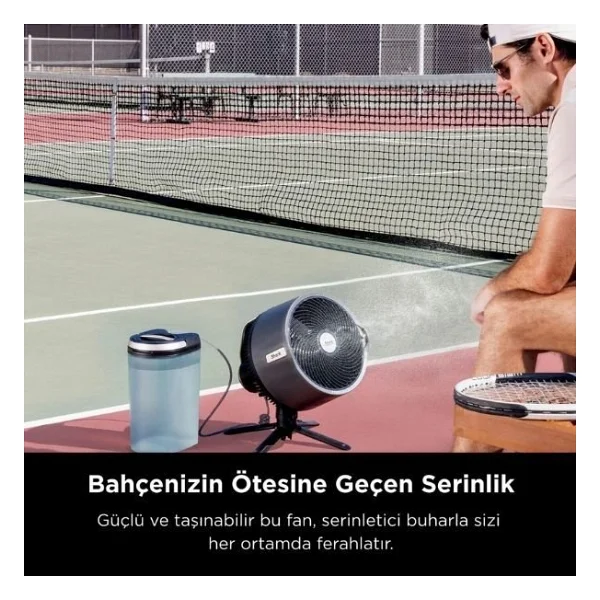 Shark Flexbreeze Promist Buharlı Uzaktan Kumandalı Ayaklı Vantilatör - Görsel 5
