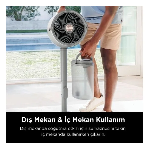 Shark Flexbreeze Promist Buharlı Uzaktan Kumandalı Ayaklı Vantilatör - Görsel 6