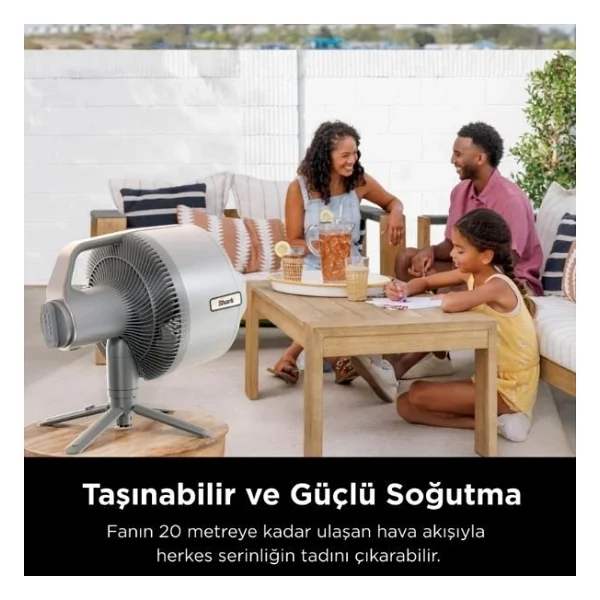 Shark Flexbreeze Promist Buharlı Uzaktan Kumandalı Ayaklı Vantilatör - Görsel 7