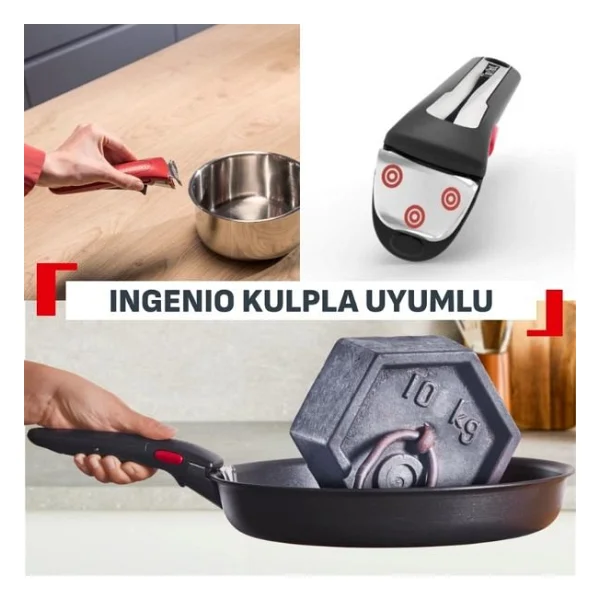 Tefal Ingenio Expertise 12 Parça 5x Büyük Tava Tencere Seti - Görsel 9
