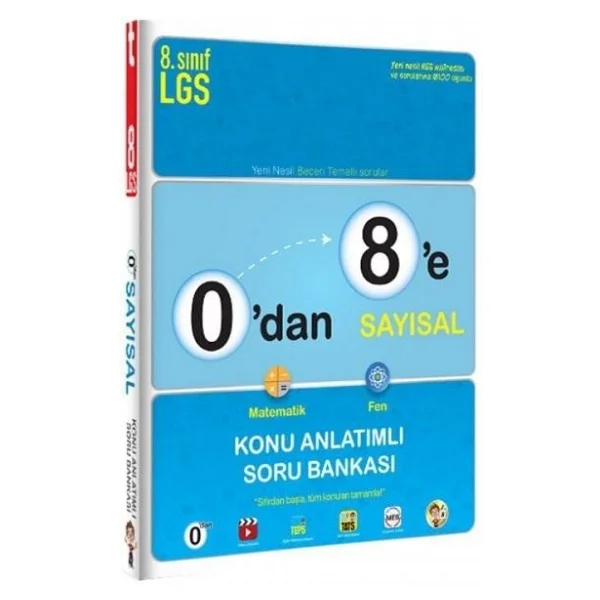 Tonguç Akademi 0'dan 8'e Sayısal Konu Anlatımlı Soru Bankası - Görsel 3
