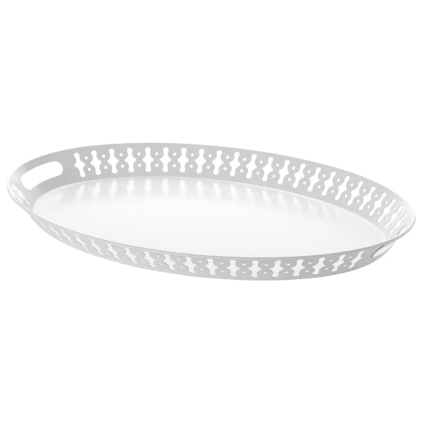 Ikea Romantisk 52x39 Cm Çelik Tepsi Beyaz - Görsel 2