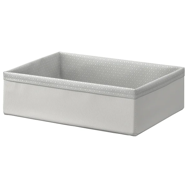 Ikea Baxna Kutu Gri Beyaz 26x34x10 cm - Görsel 2