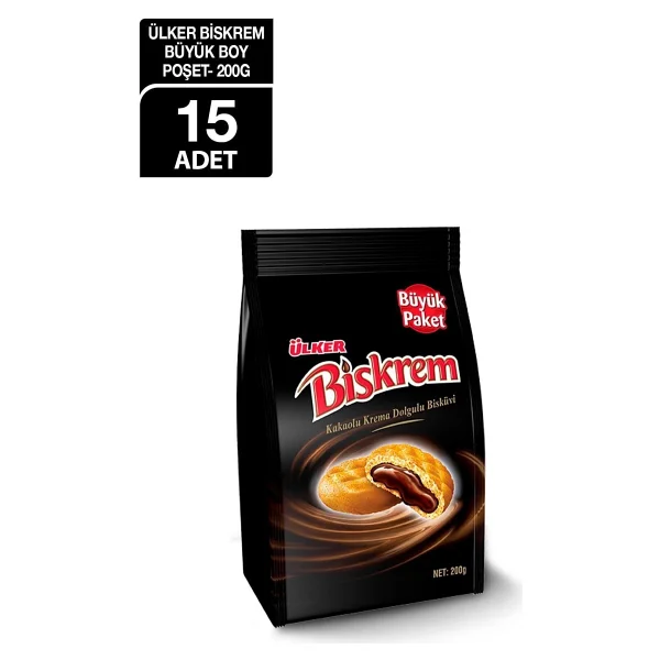 Ülker Biskrem Kakaolu Bisküvi 200 Gr - Görsel 3