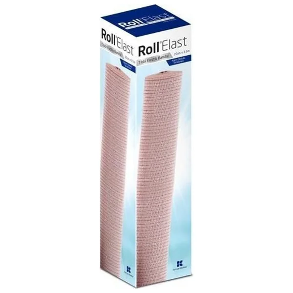 Roll Elast 20cm X 3.5m Tıbbi Elastik Bandaj - Görsel 2
