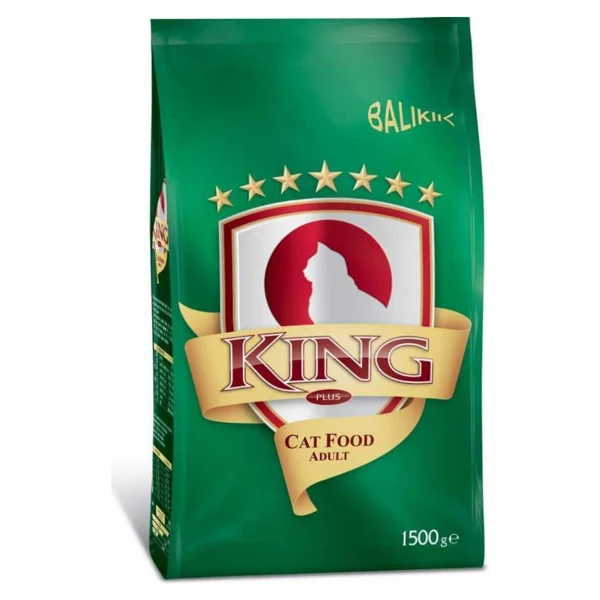 Lider King Adult Cat Balıklı 1.5 Kg Yetişkin Kuru Kedi Maması - Görsel 3