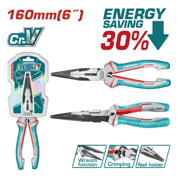 Total 160mm Pro Karga Burun Mavi - Görsel 2