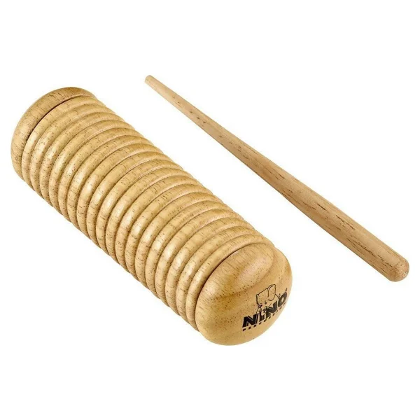 Nino Nıno520 Wood Güiro Shaker (Natural) - Görsel 2