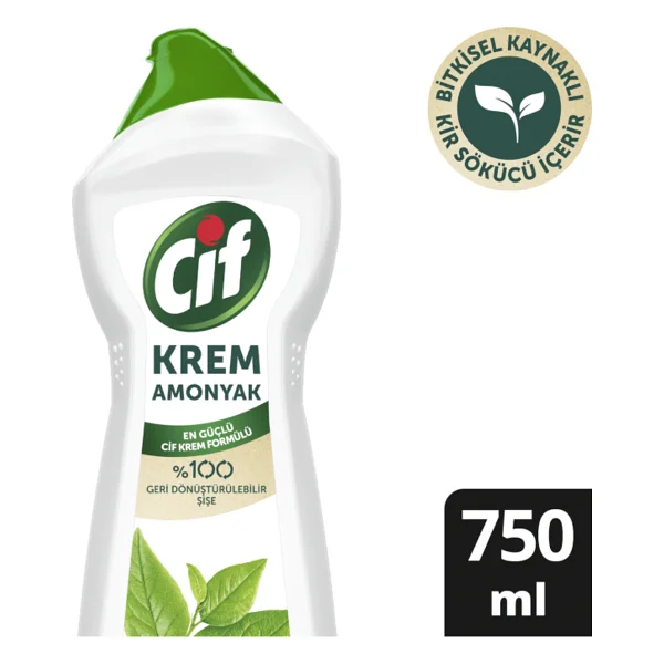 Cif Cleanboost Krem Amonyak Yüzey Temizleyici 750 Ml - Görsel 7