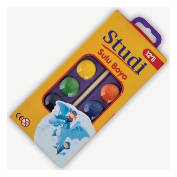 Studi 12'li Sulu Boya - Görsel 2