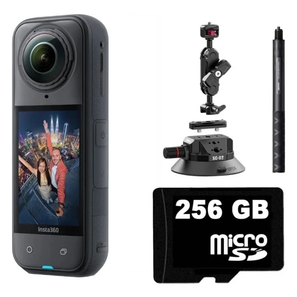 Insta360 X5 Aksiyon Kamerası - Araç Kiti - Görsel 2