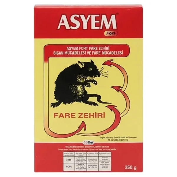 Asyem Buğday Fare Zehiri 250 Gr - Görsel 2