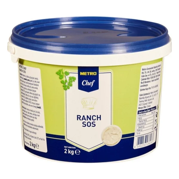 Metro Chef Ranch Sos - 2 Kg - Görsel 3