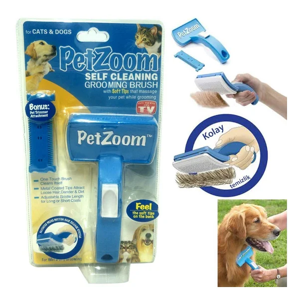 Petzoom Evcil Hayvan Tarak Ve Tüy Kesme Aleti - Görsel 3