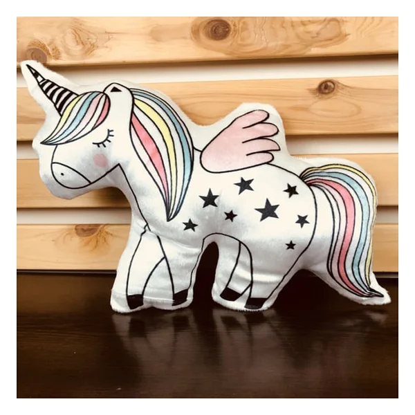 Unicorn Tasarım Yastık - Görsel 3